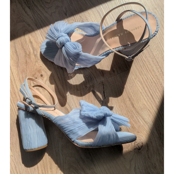 Loeffler Randall Shoes - Loeffler Randall Camellia Penny Knot Sandals Womens 8 Blue